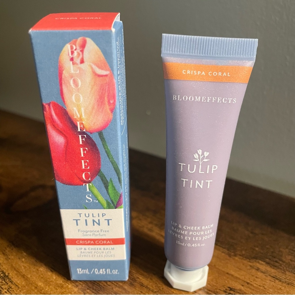 Bloom Effects Balm Tulip Tint  Lip and Cheek in Crisp Coral